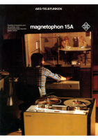 Telefunken Magnetophon-15-A-Brochure